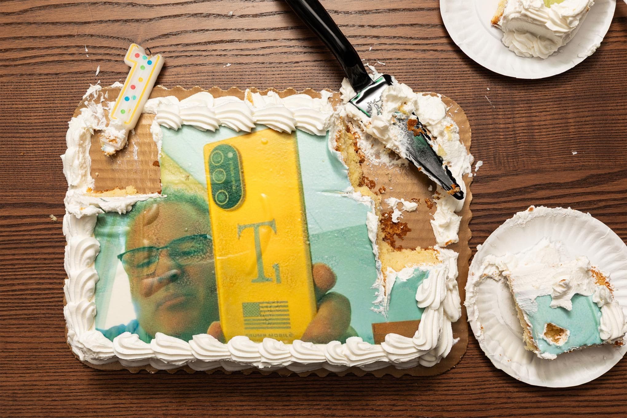 Happy birthday to the Trump phone