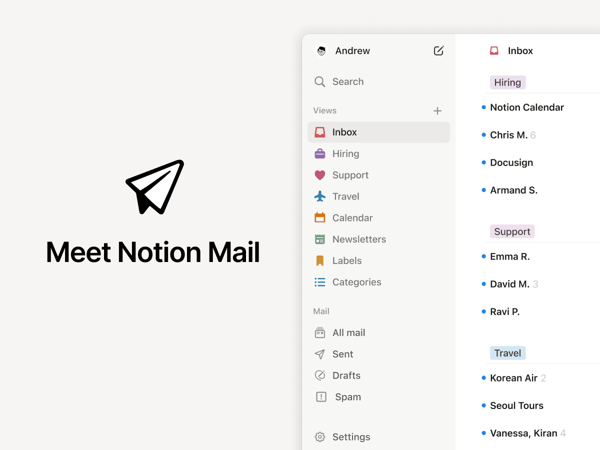 Notion Mail shuts down amid agent takeover