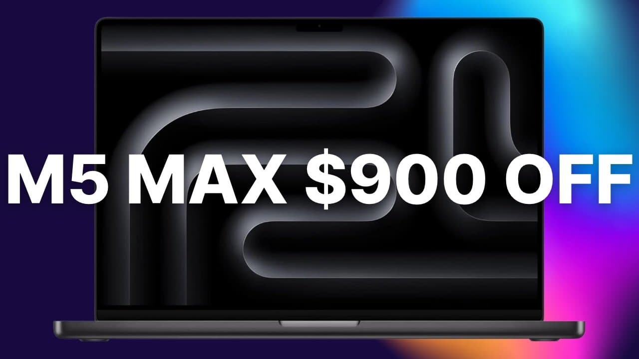Save $900 on Apple's M5 Max 16-inch MacBook Pro while supplies last