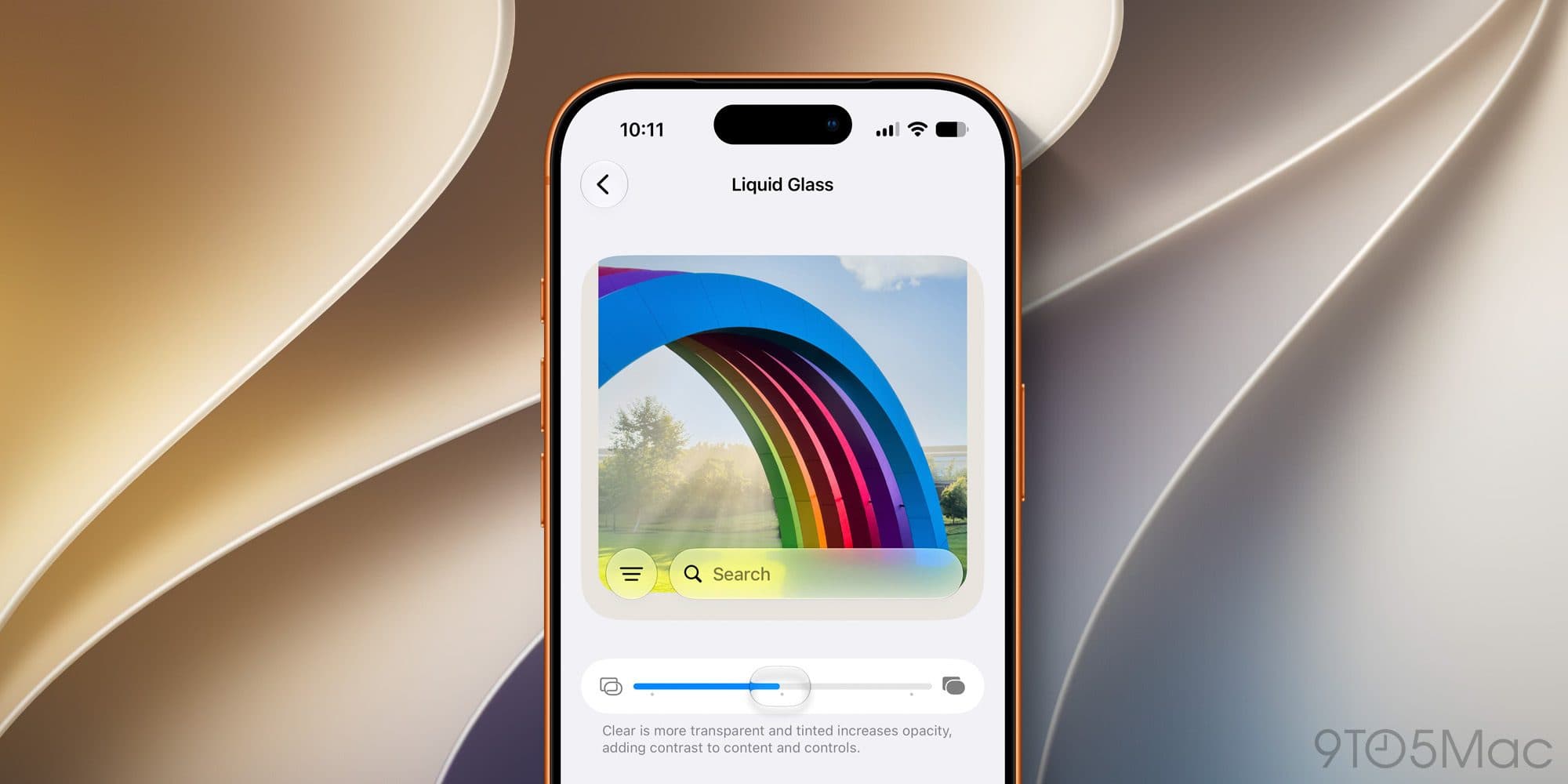 iOS 27 adds new Liquid Glass slider on iPhone, here’s what it lets you do