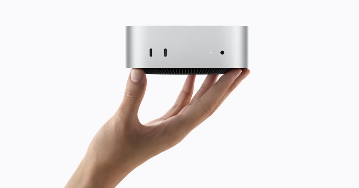 New Mac mini, featuring M6 and M5 Pro