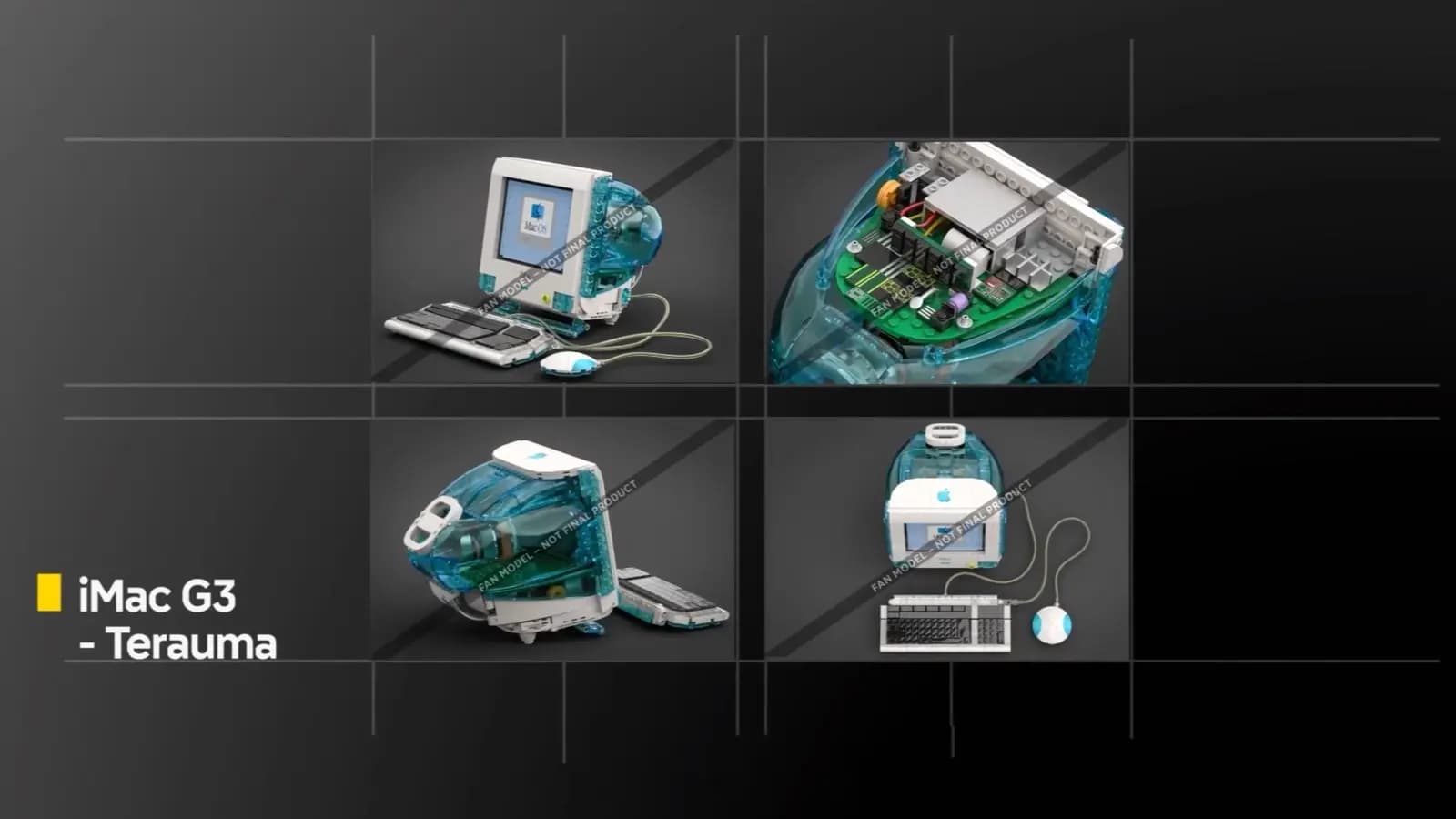 Colorful LEGO iMac G3 moves closer to becoming reality