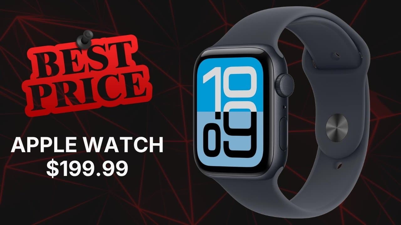 Apple Watch 44mm plunges to $199.99 on Amazon