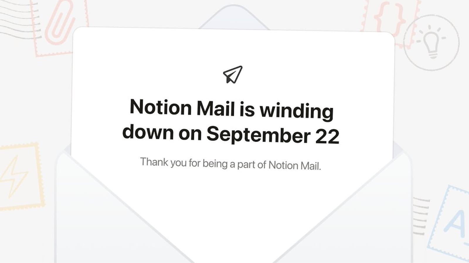 Notion Mail is shutting down