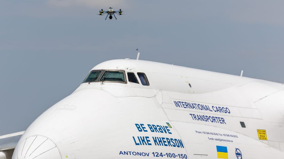 Explosive drone found hovering near Ukrainian cargo aircraft at German airport
