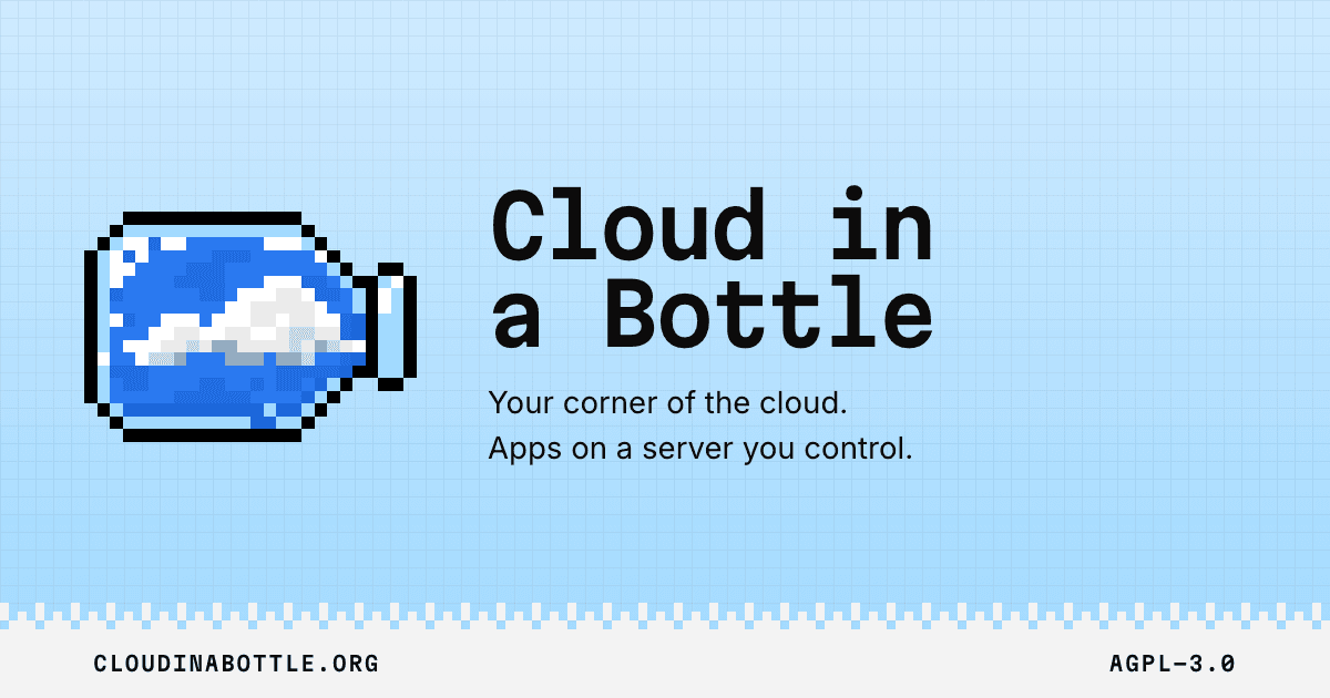 Cloud in a Bottle: making self-hosting accessible to everyone