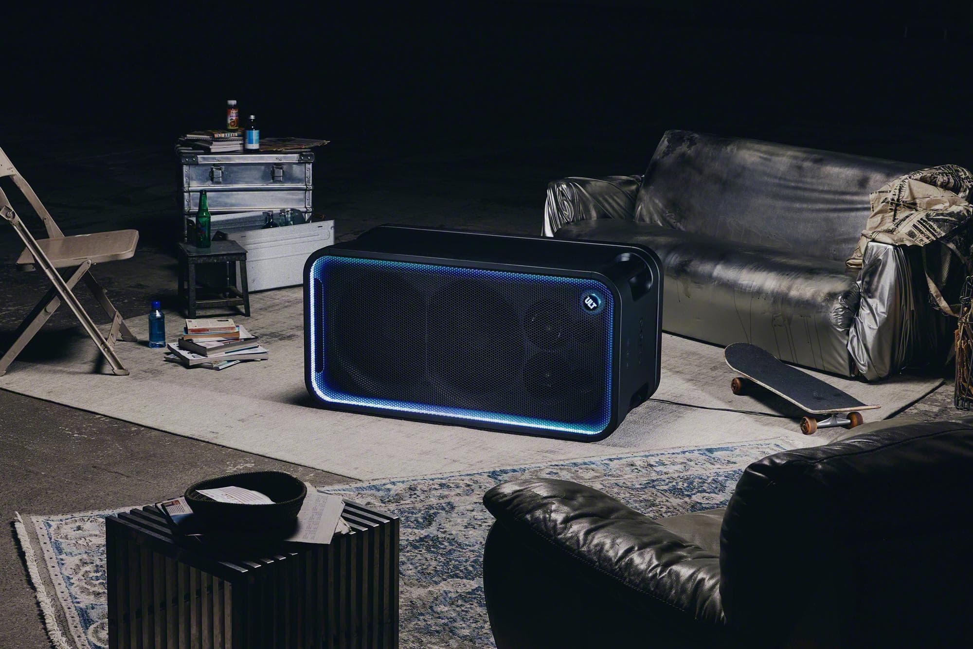 Sony’s new party speakers have more bass, more LEDs, and more connectivity