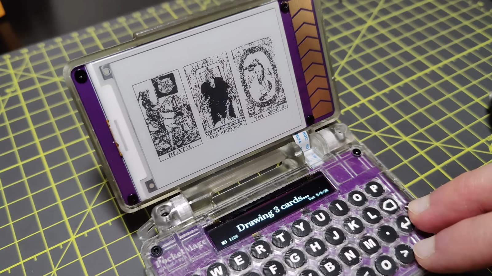 The PocketMage is an E Ink digital assistant that's absolutely obsessed with wizards