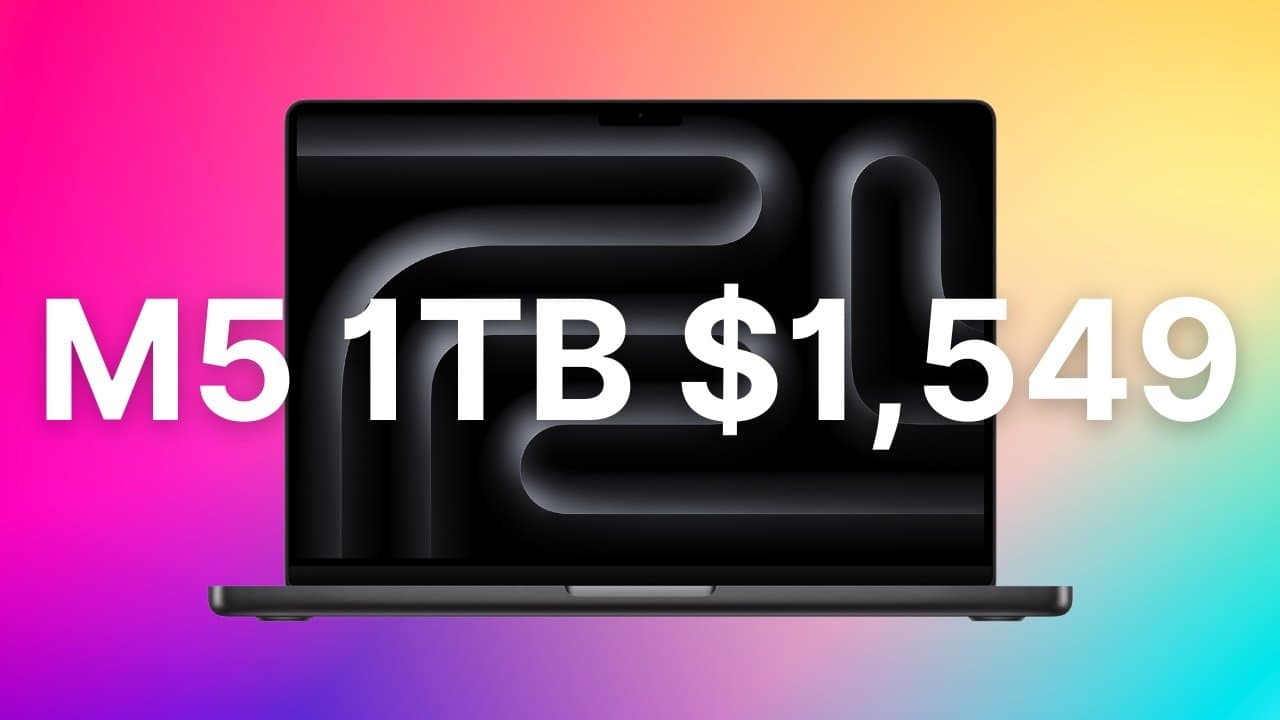 Grab Amazon's $1,549 M5 MacBook Pro deal, a $450 discount after Apple's price hike