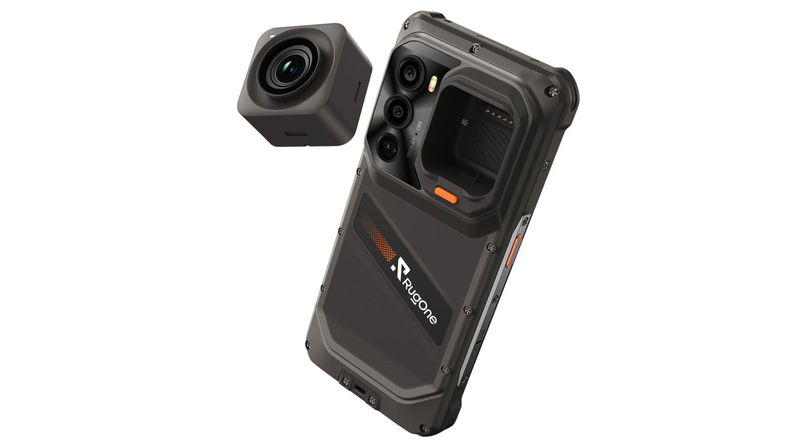 This rugged smartphone's camera is a removable action cam