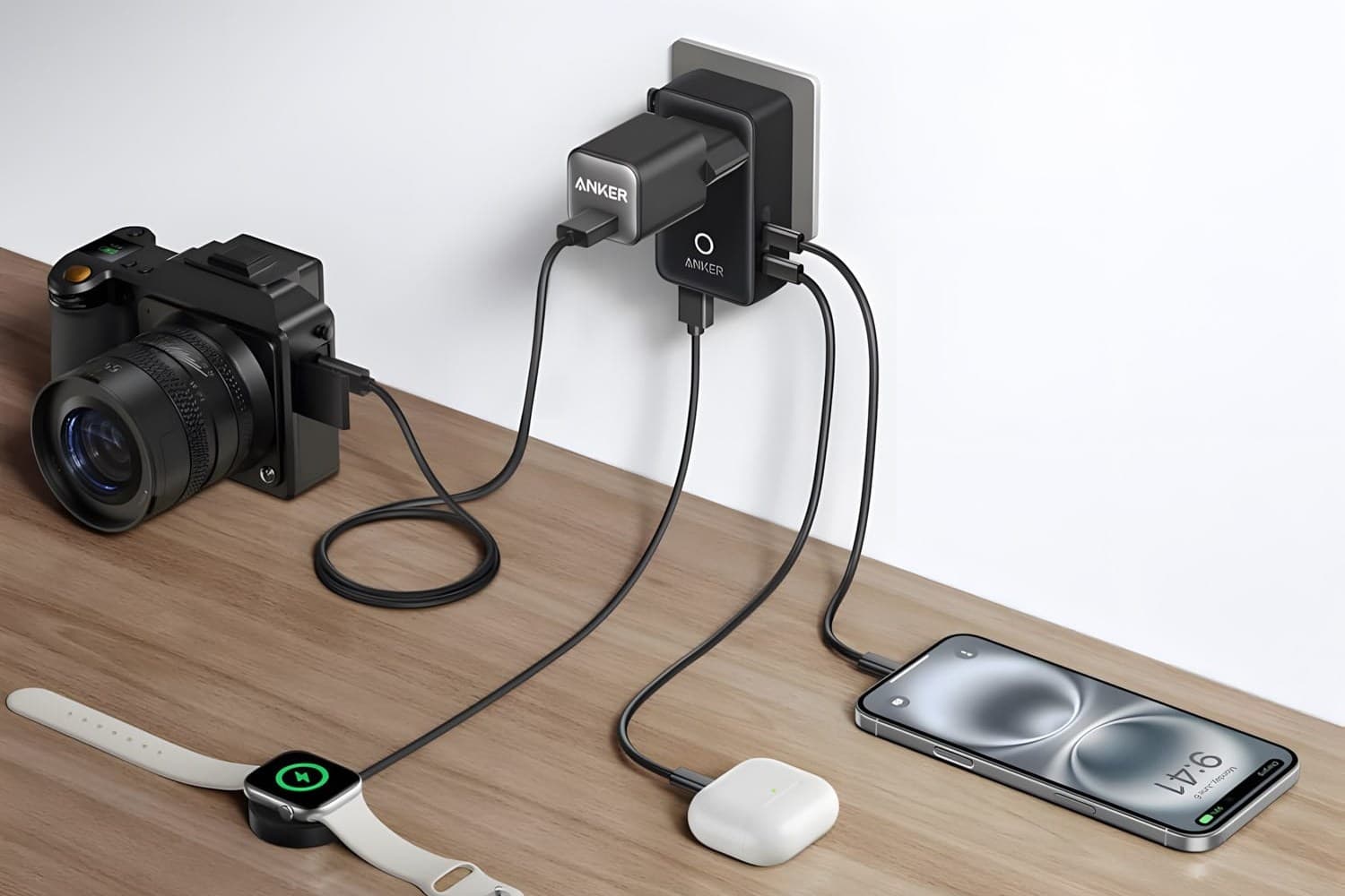 Anker’s travel charger works in almost any country and is down to $20