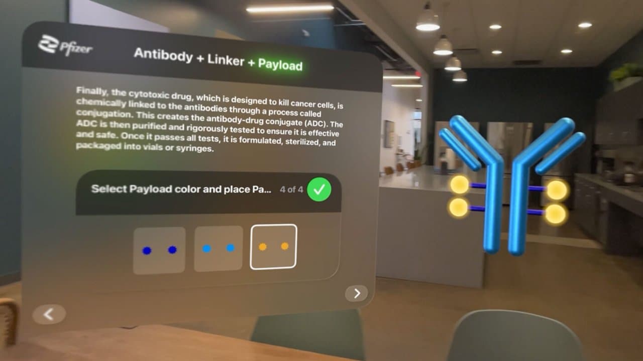 Pfizer launches immersive Apple Vision Pro experience to explain cancer research