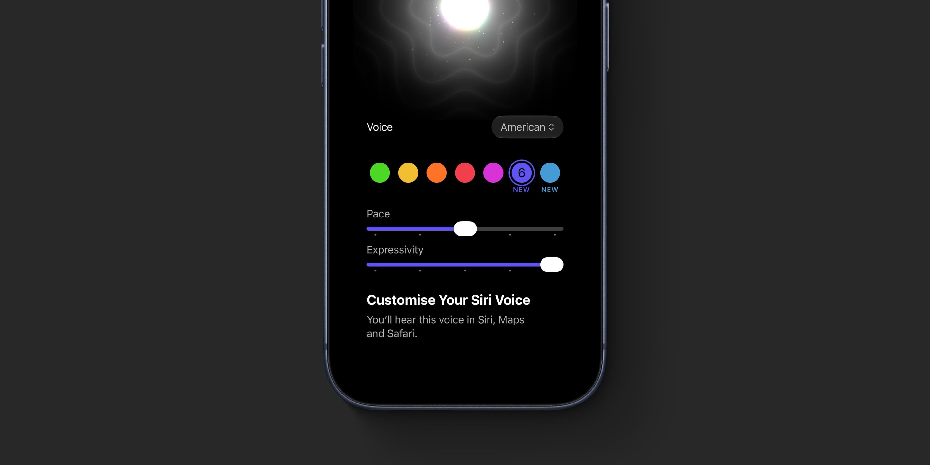 The new iOS 27 beta further expands Siri voice customization options