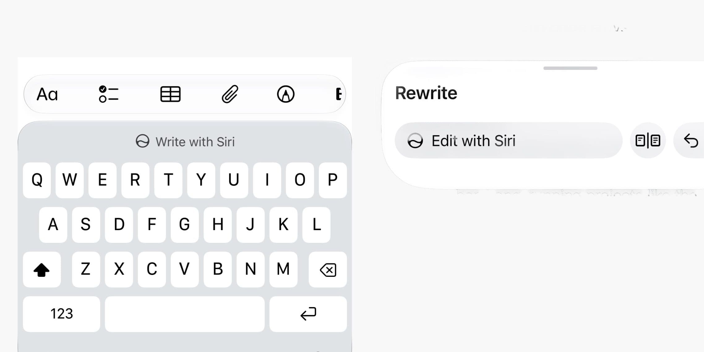 iOS 27 beta 2 includes Write with Siri, the new version of Apple Intelligence writing tools