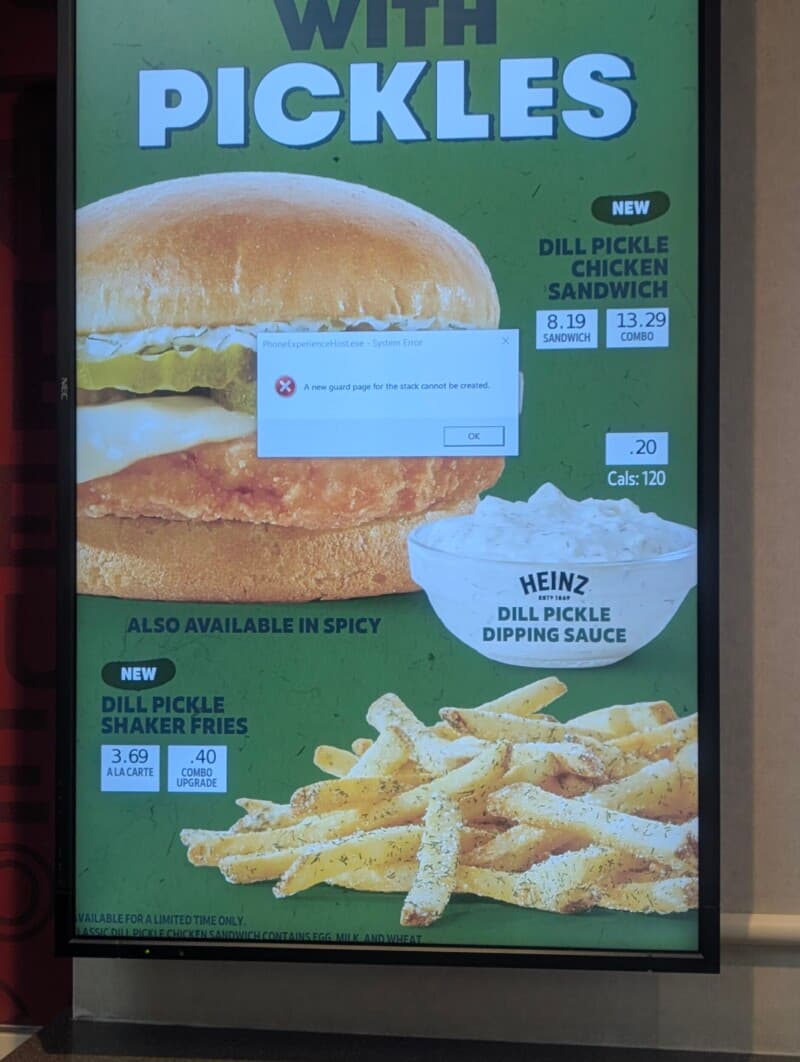 Everything is better with pickles... except Windows