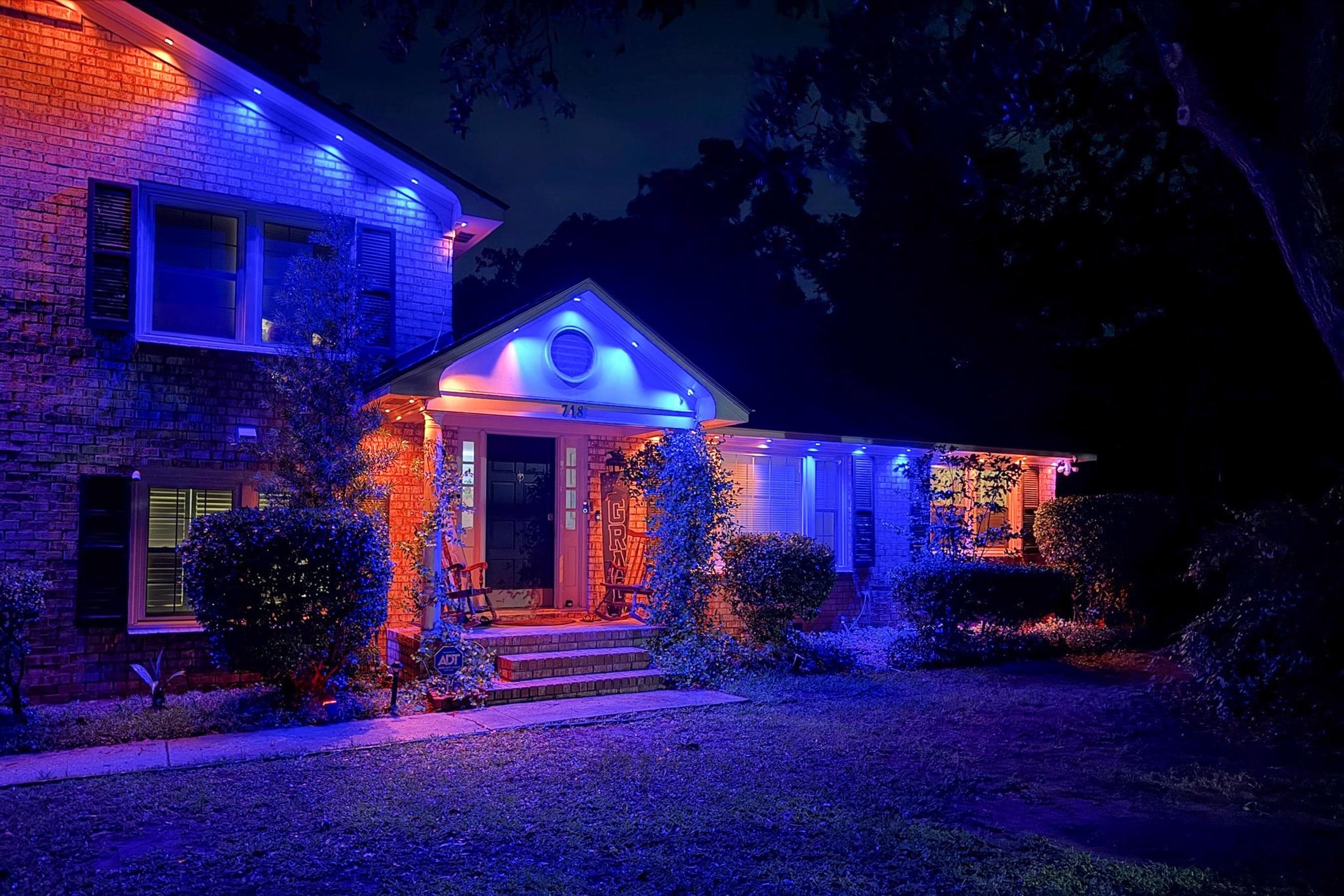 My backyard made me a color-changing smart lighting convert