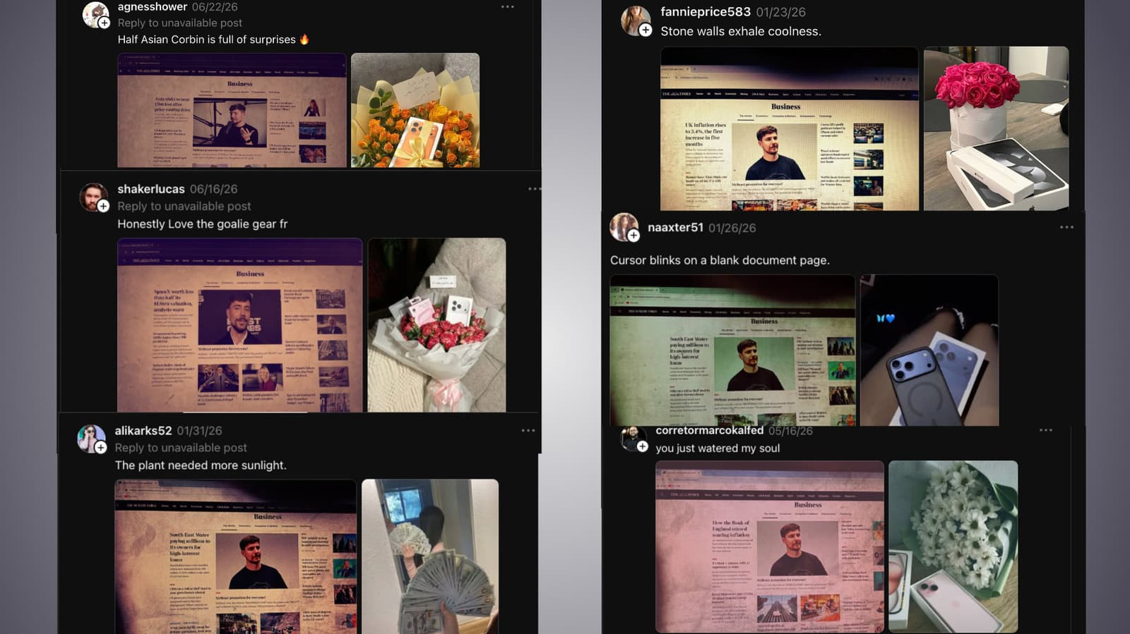 Threads' ubiquitous Mr Beast spam is part of a massive crypto scam network