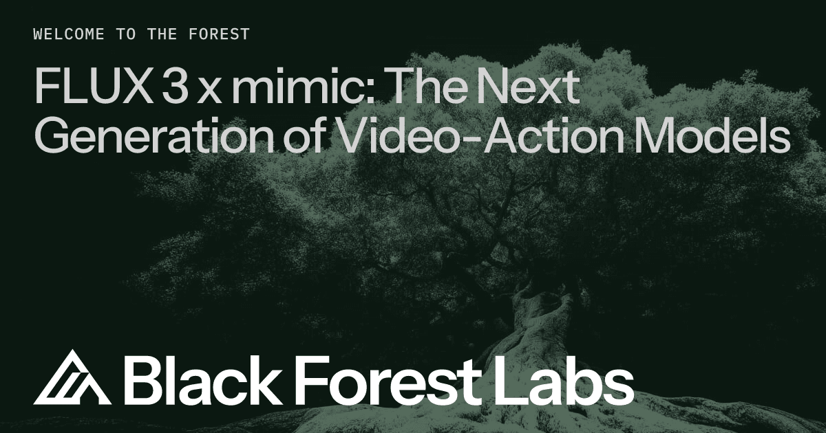 Flux 3 X Mimic: The Next Generation of Video-Action Models