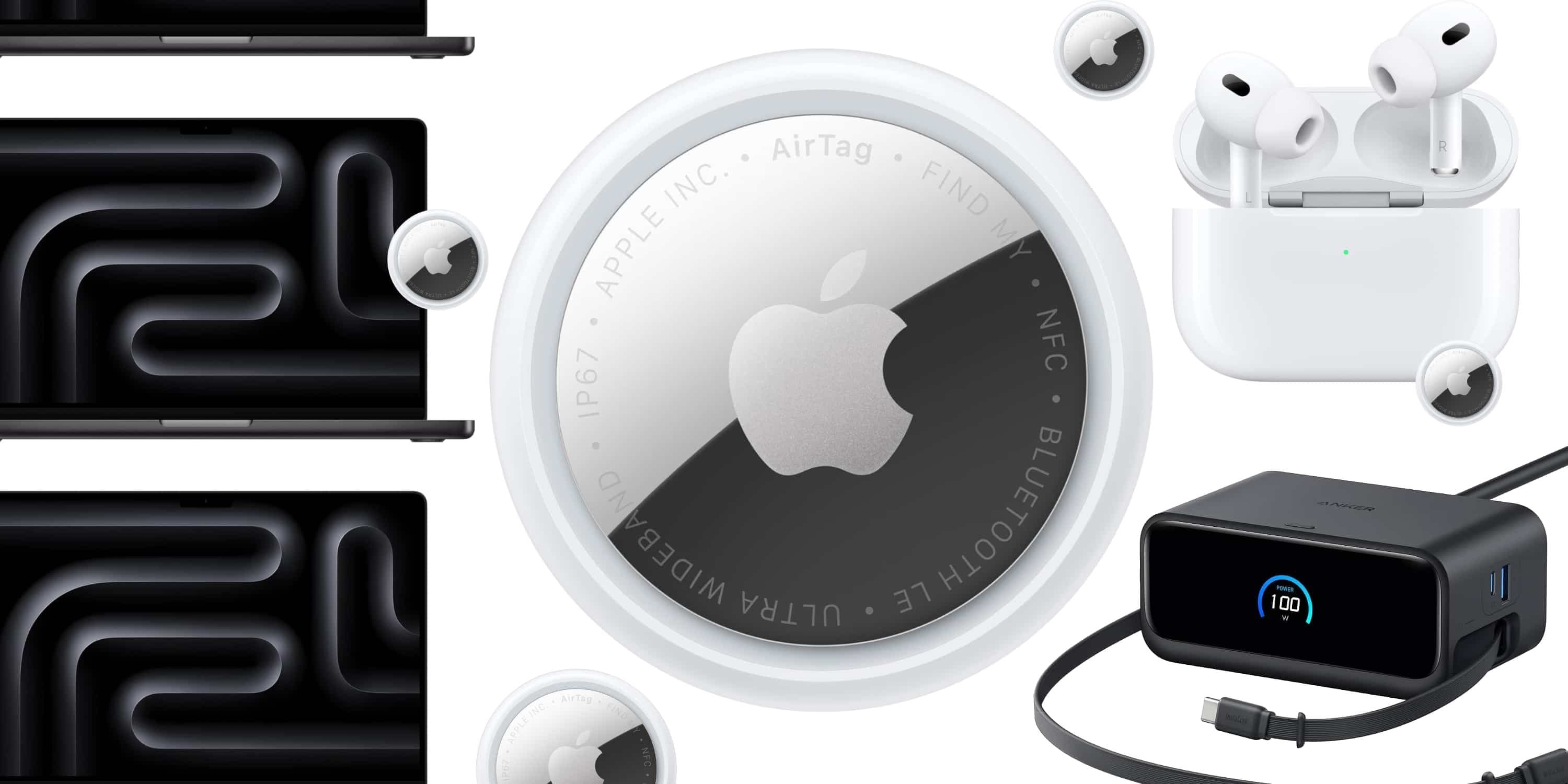 Deals: AirTag 2 best price ever from $20 each, AirPods, M5 MacBook Pro $320 off, Find My gear, more