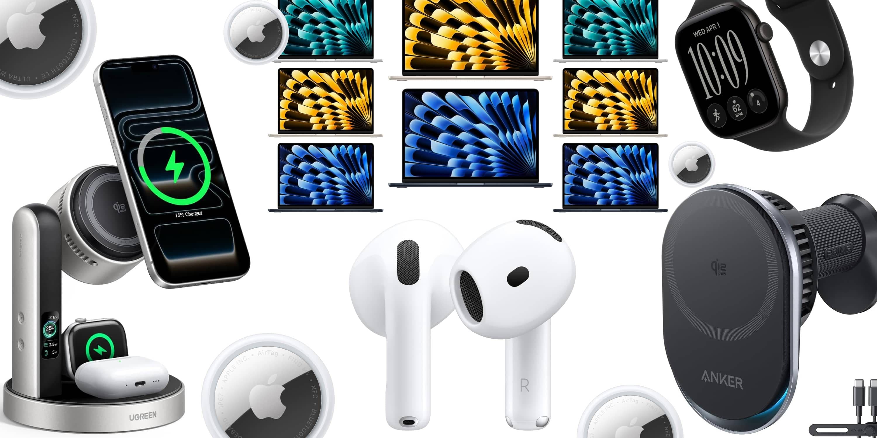 Deals: AirPods 5 $125, M5 MacBook Air $150 off, Apple Watch Series 12, 25W MagSafe car mount, more