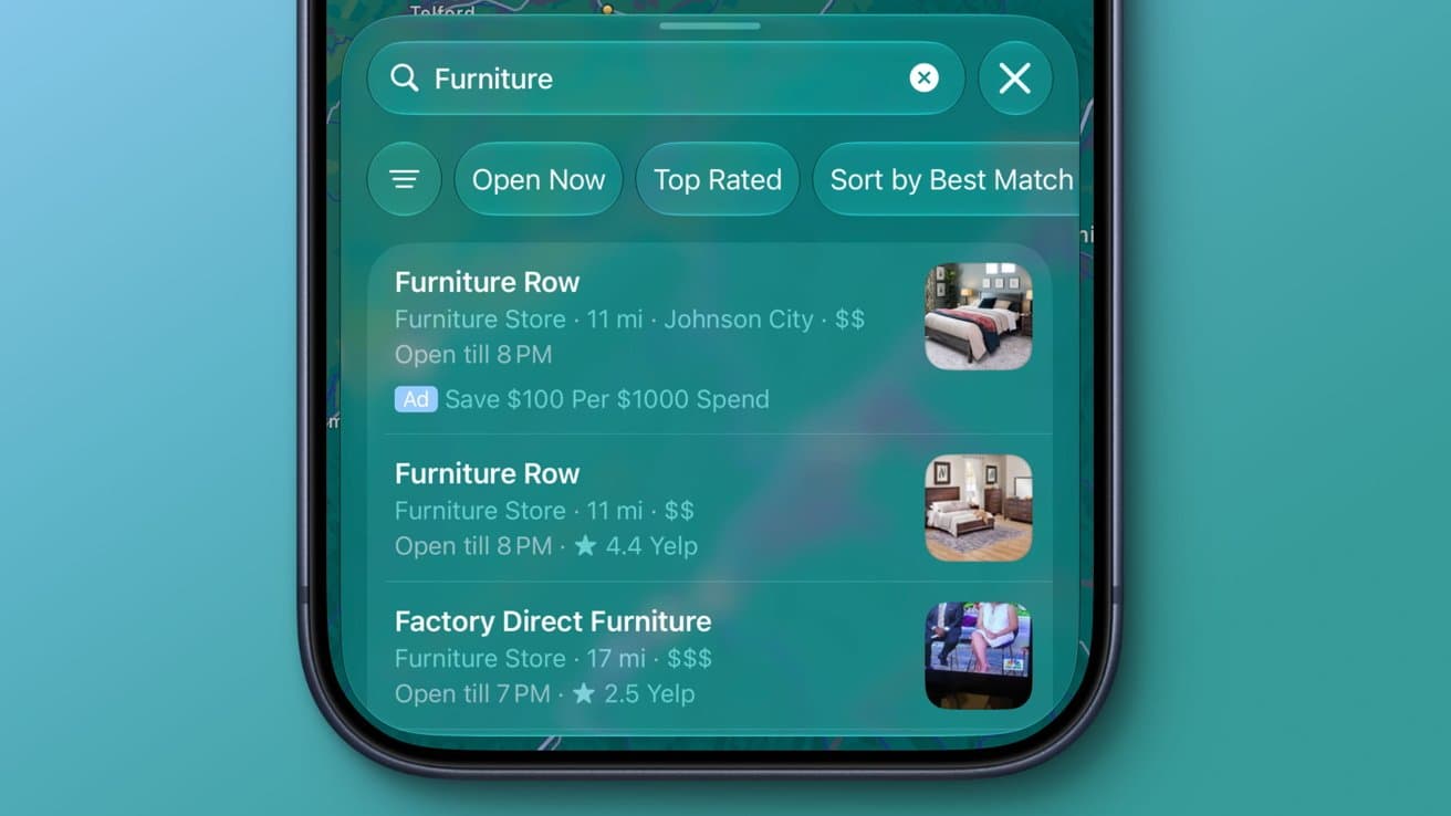 Apple Maps ads are finally showing up on iPhone