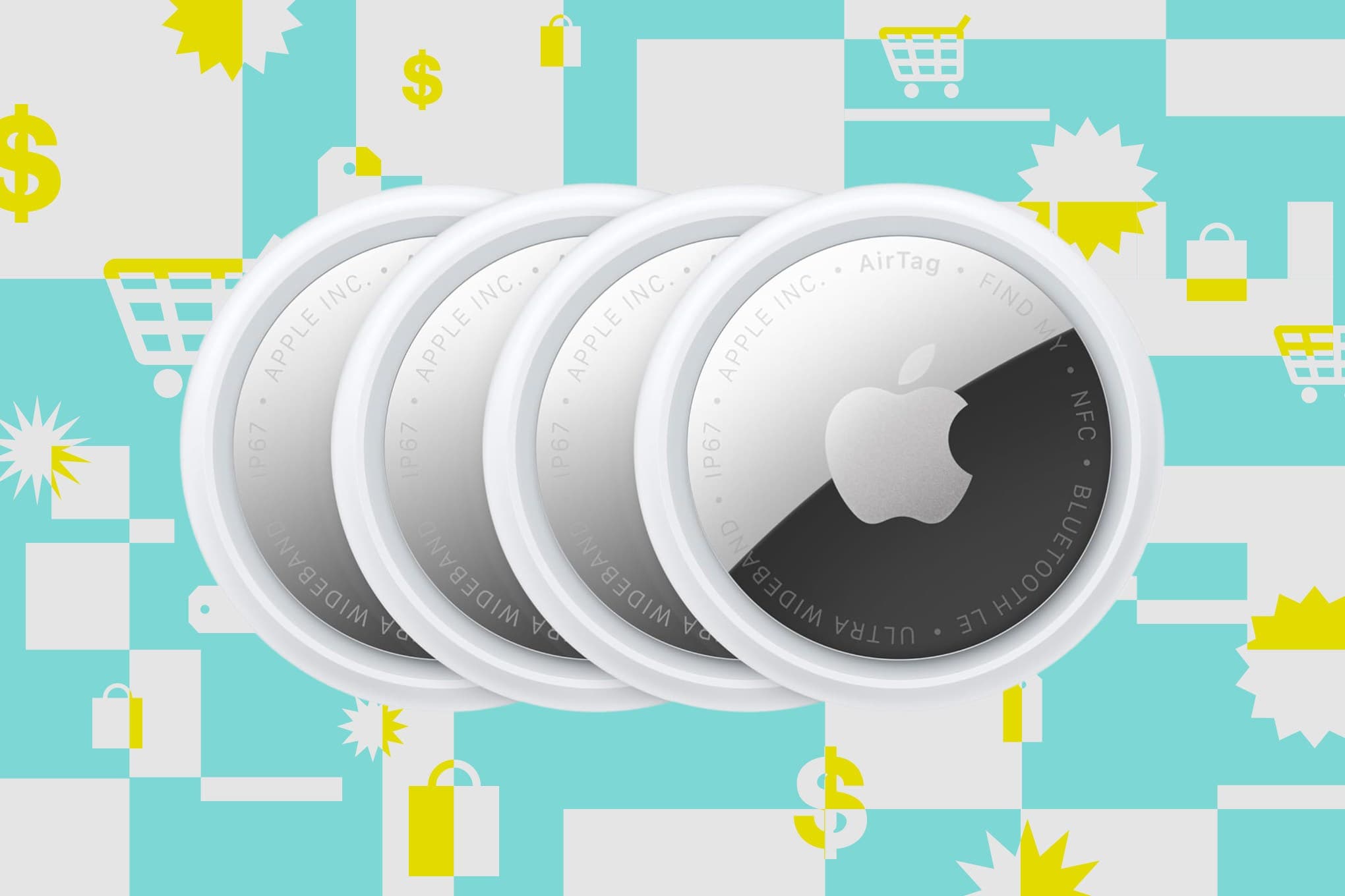 Apple’s four-pack of second-gen AirTags is $20 off