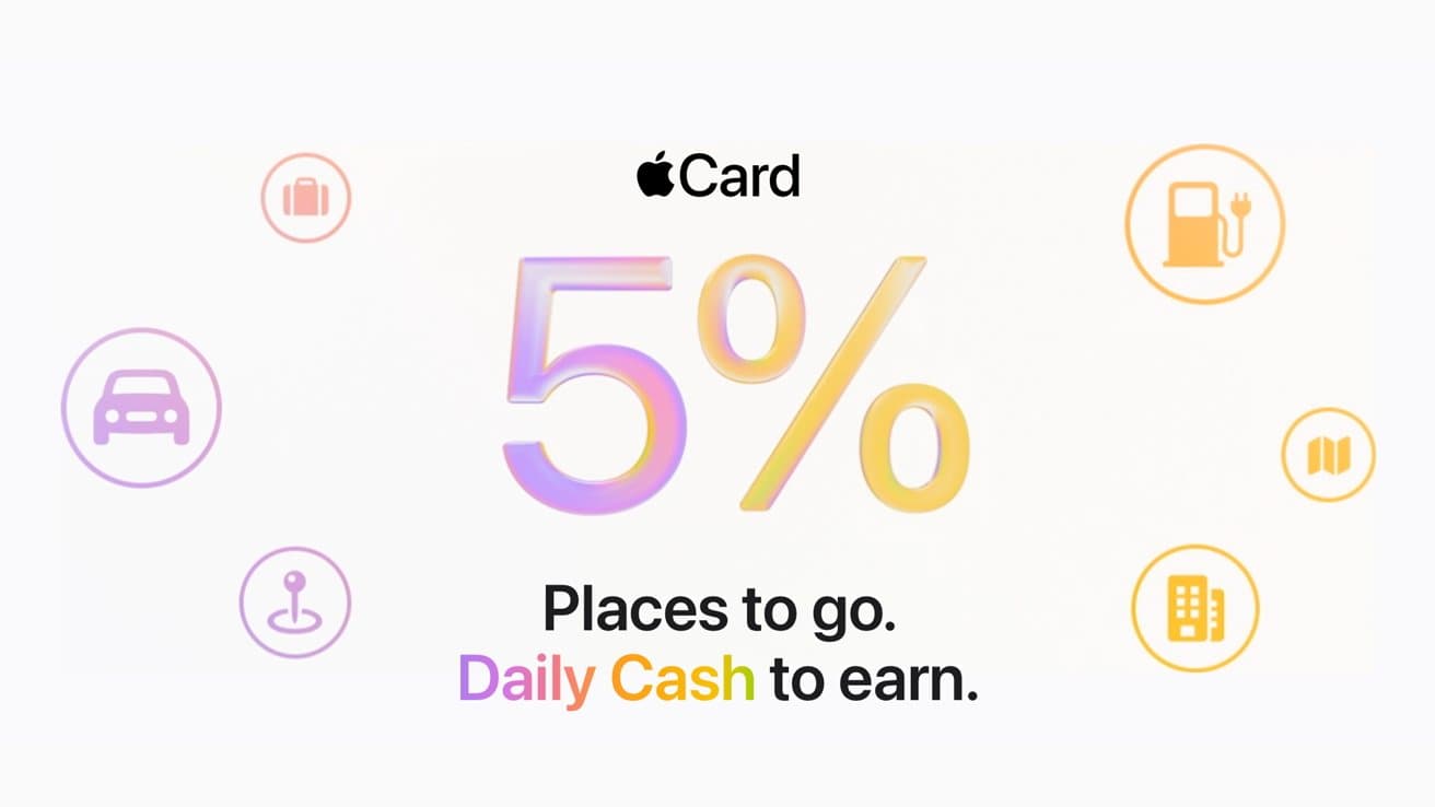 Apple Card users can stack summer savings with 5% Daily Cash travel promotions