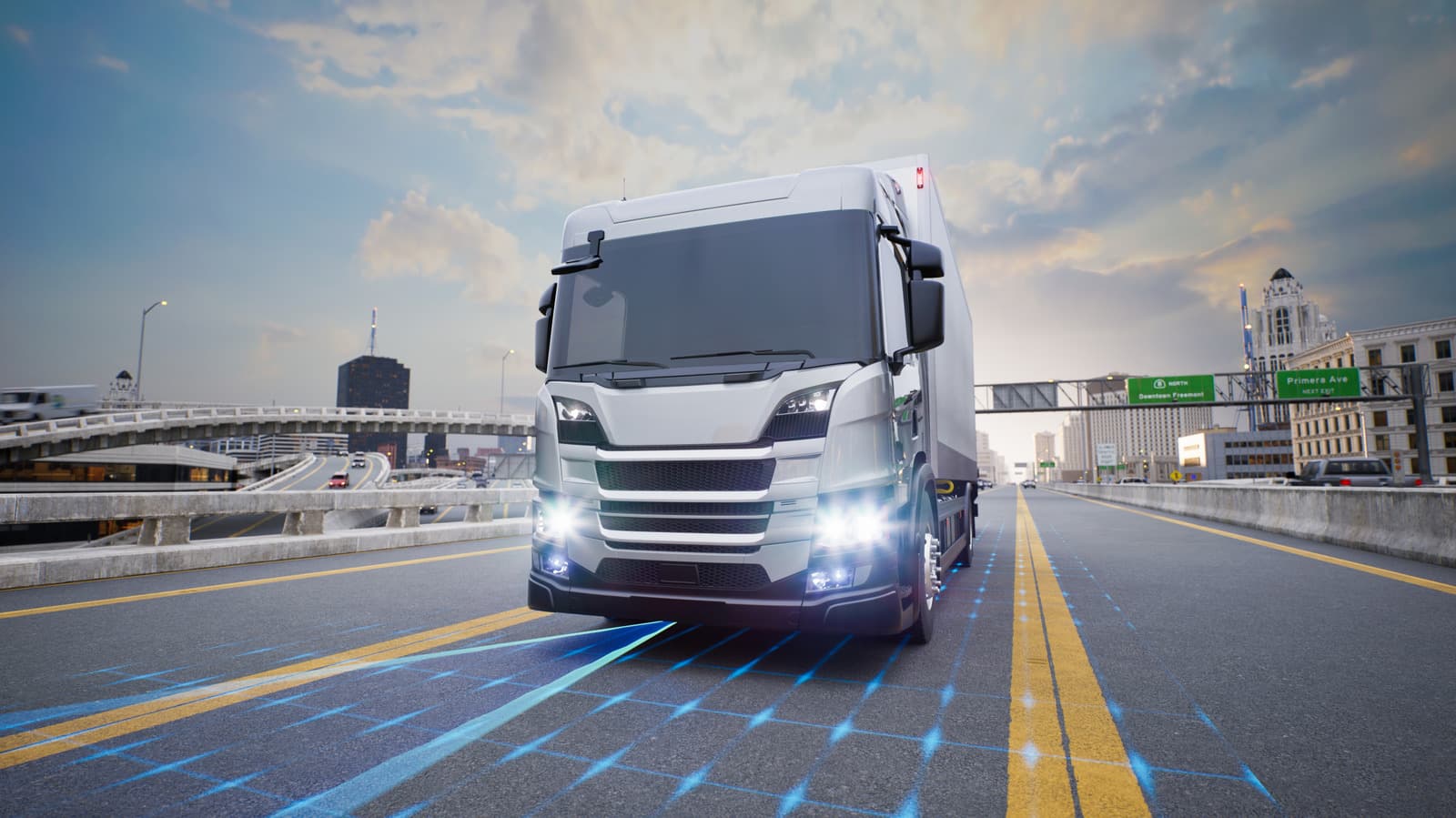 The California Teamsters union is suing the state over self-driving trucks