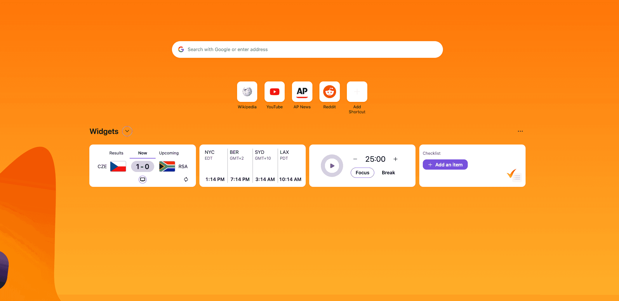 Firefox’s new home page widgets are helping me focus