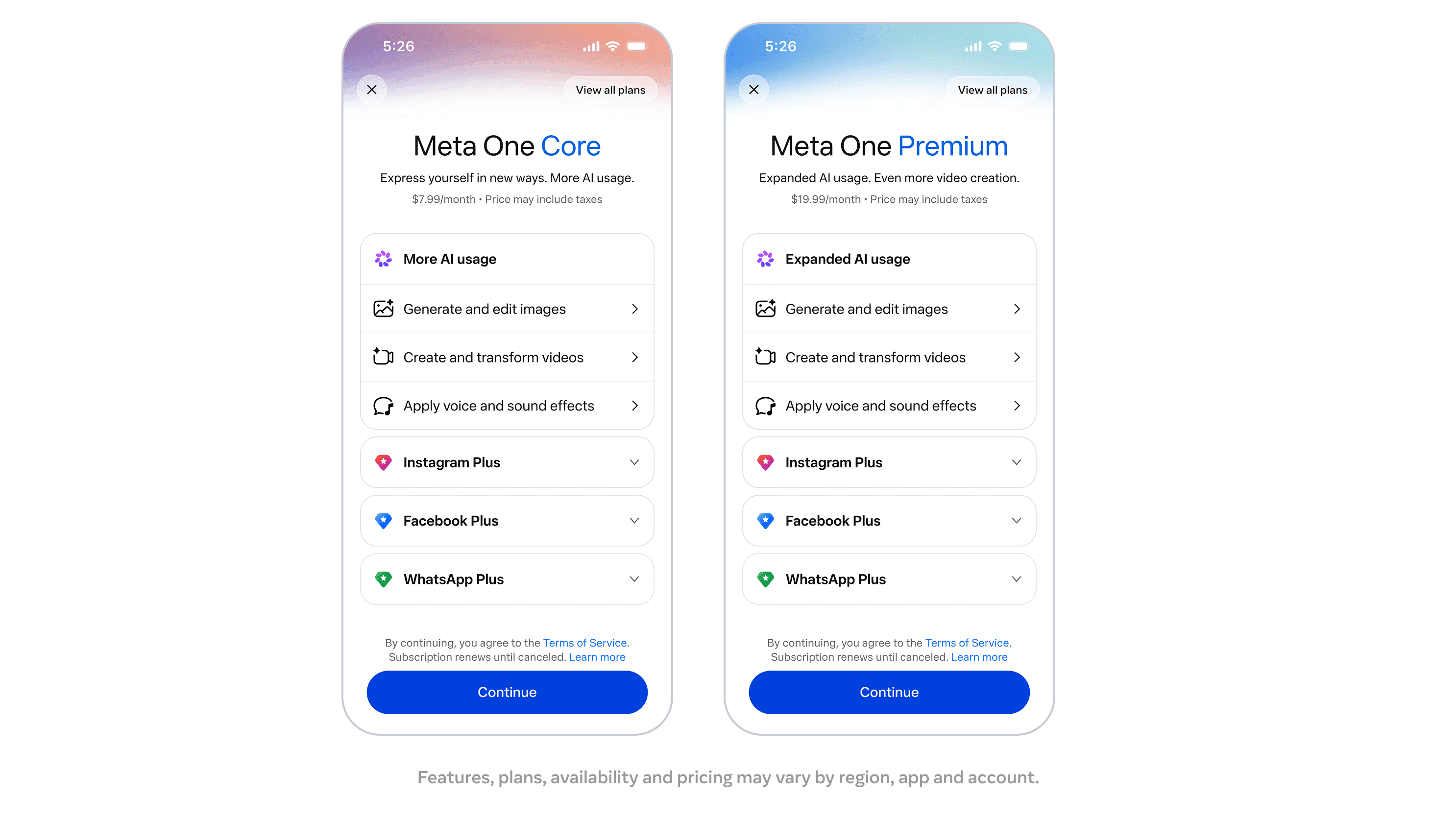 Meta’s new One subscriptions put a price on social media and AI