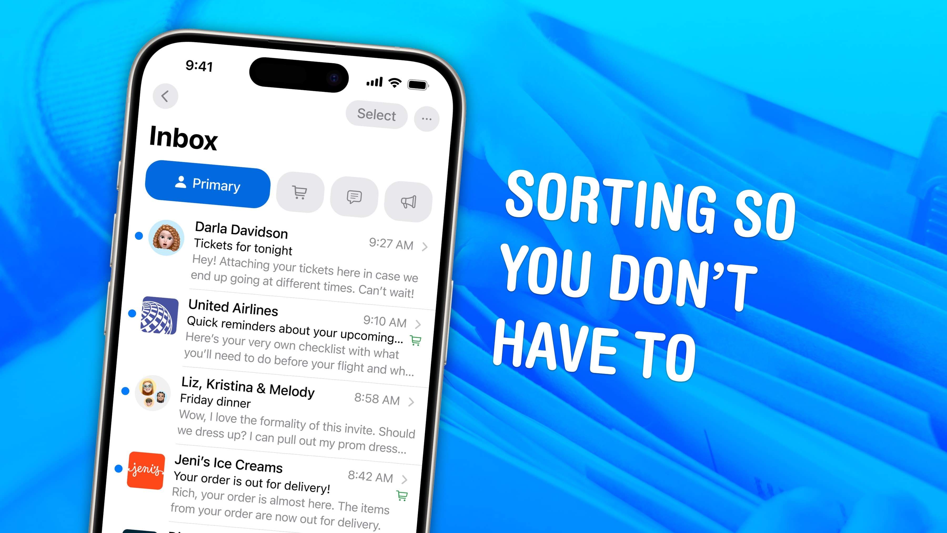 Let Apple Mail organize your emails for you