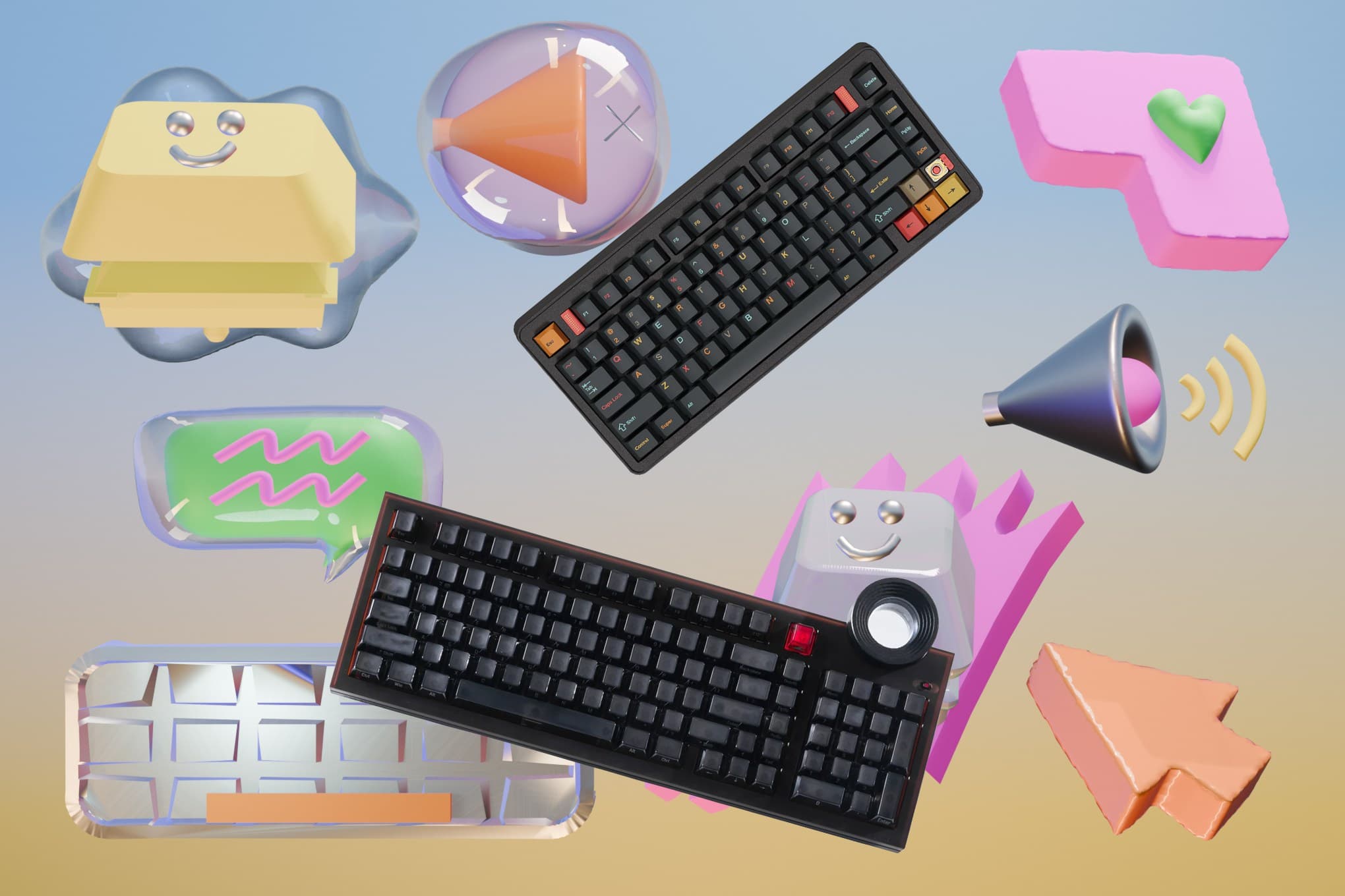 These mechanical keyboards are two very different sides of the same beautifully made coin
