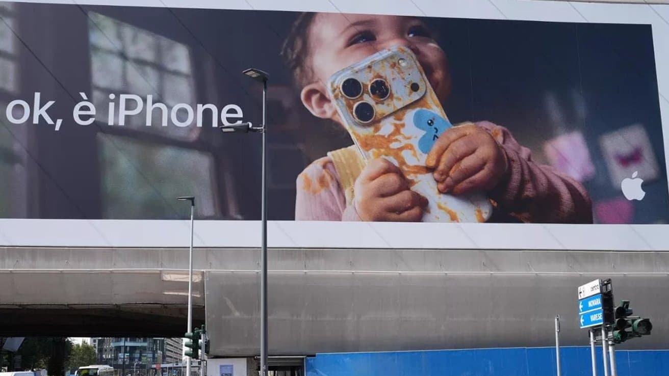 Missing the bigger picture: Apple pulls down ad in Milan after children's rights group complains