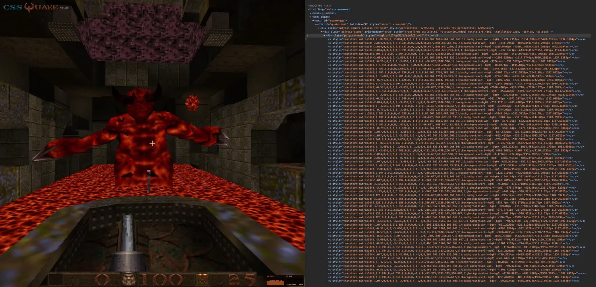CSSQuake