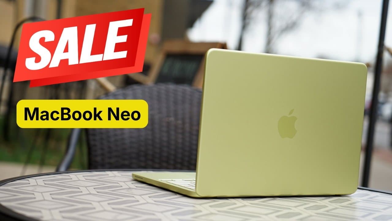 Amazon knocks $110 off Apple's MacBook Neo today