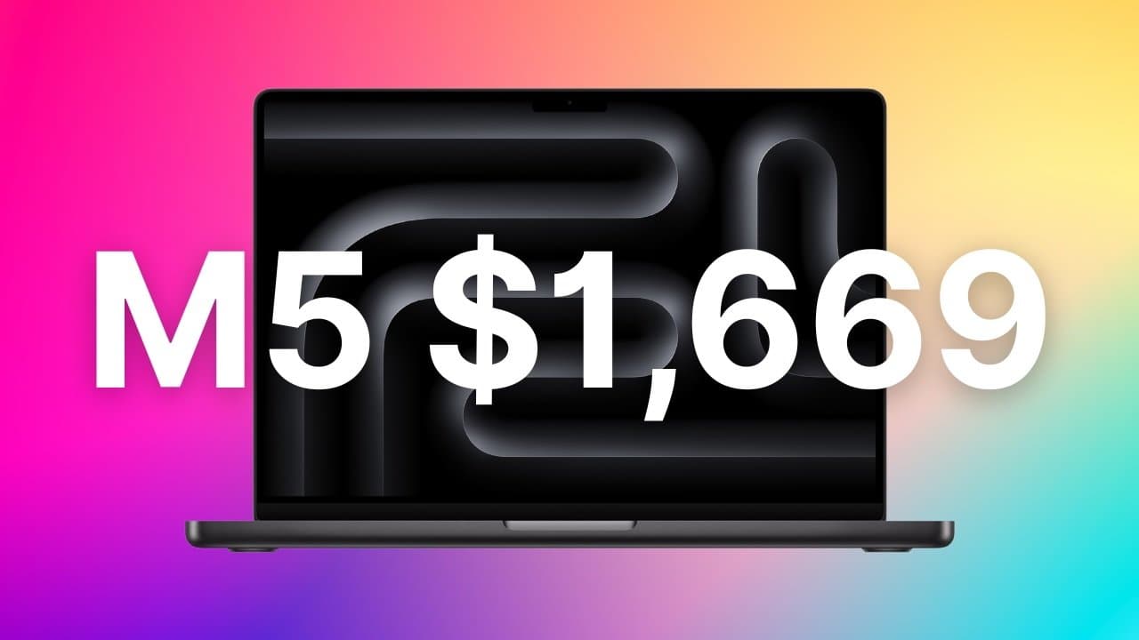B&H slashes M5 MacBook Pro further, now just $1,669