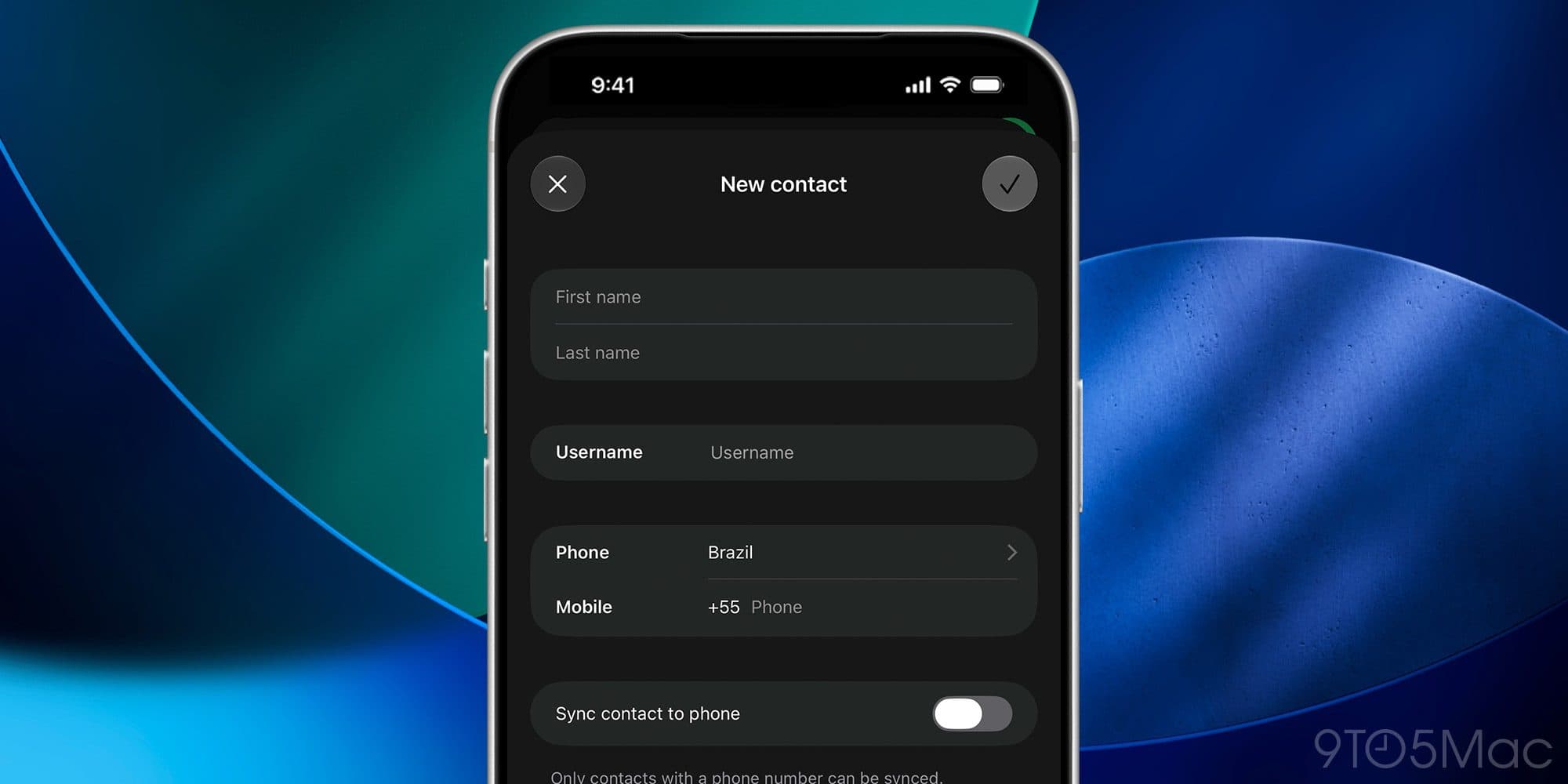 WhatsApp starts rolling out username support when creating new contacts