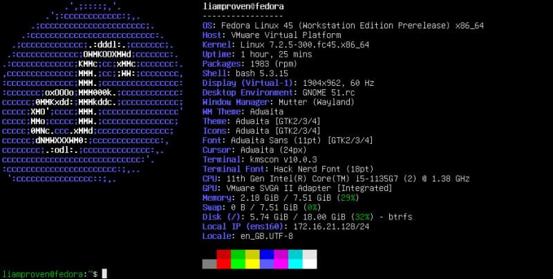 Fedora 45 beta drags the Linux console into the 21st century