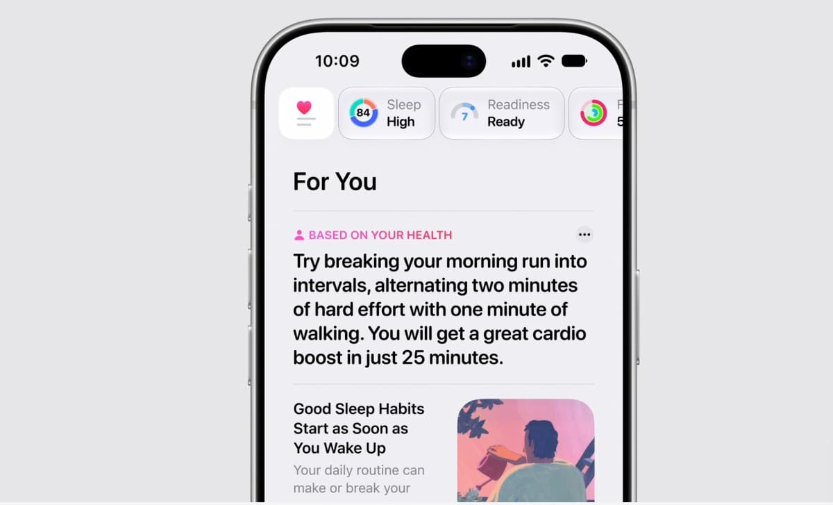Apple’s revamped Health app will calculate your ‘health age’ and readiness score